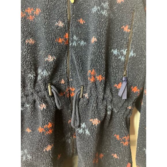 Vintage 90’s Woolrich Full Zip Floral Printed Sweater/ Jacket Sz: Large - Picture 4 of 6